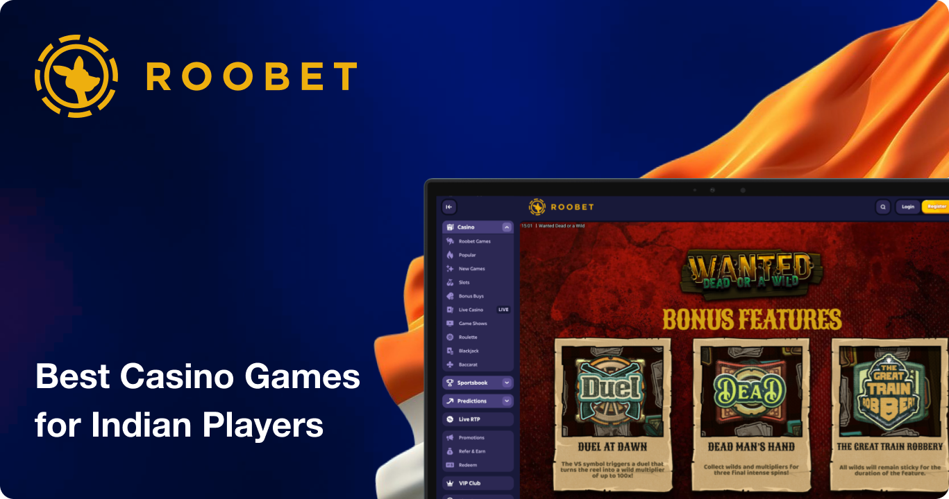 Roobet Game Catalog - Best Casino Games for Indian Players